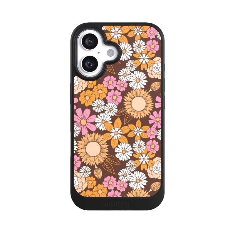 iPhone 16 NIVOcore Vintage Boho Blumen