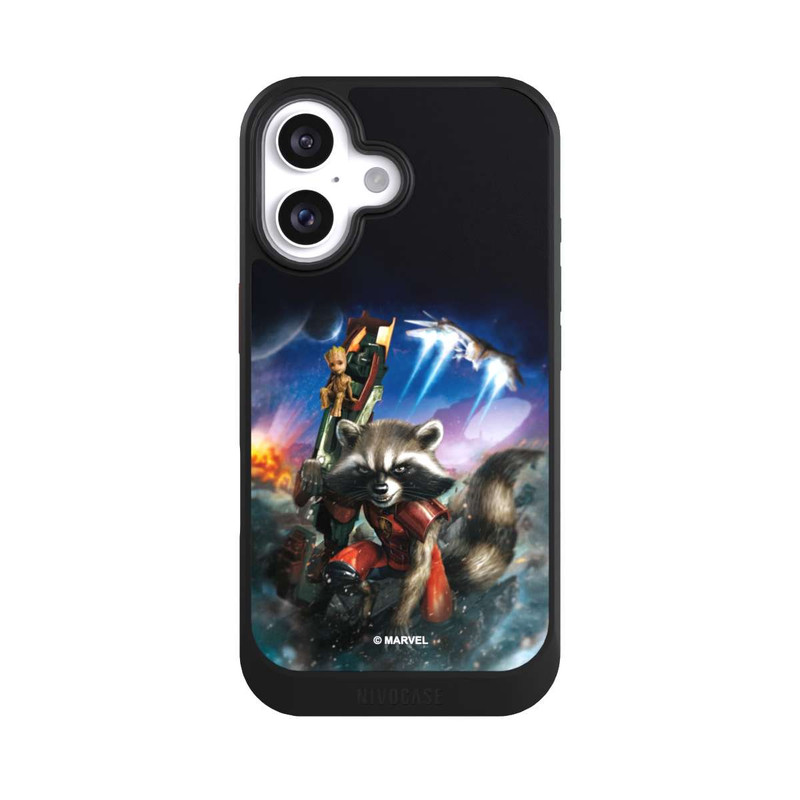 iPhone 16 NIVOcore Rocket & Baby Groot Guardians Of The Galaxy