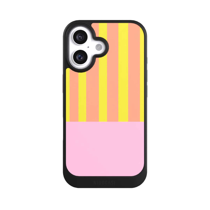 iPhone 16 NIVOcore Neon Color Stripes