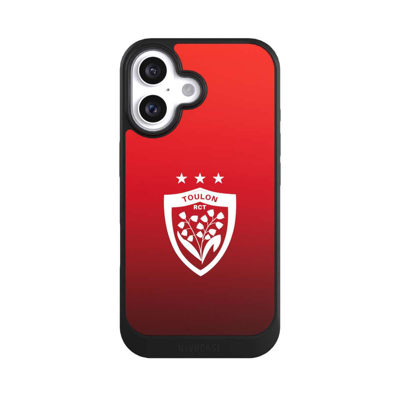 iPhone 16 NIVOcore RCT Rot and Weiß