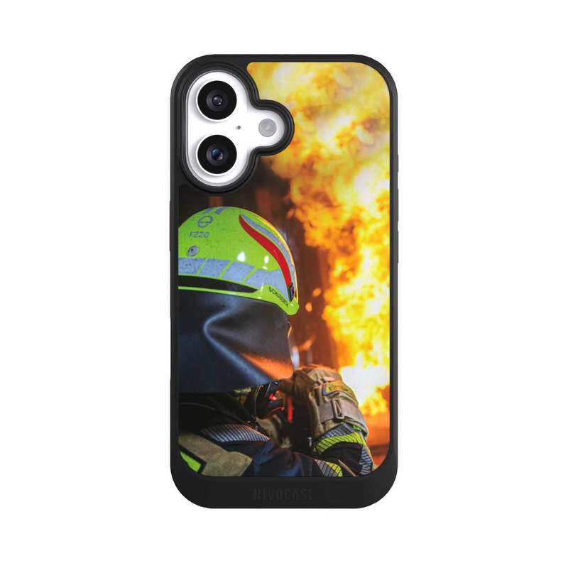 iPhone 16 NIVOcore Feuerwehrmann Gefährlicher Brand