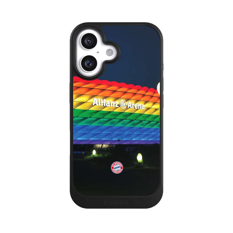 iPhone 16 NIVOcore Allianz Arena Regenbogen