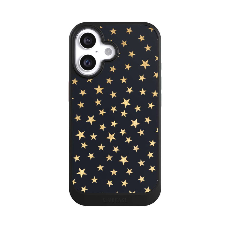 iPhone 16 NIVOcore Sternenstaub um Mitternacht