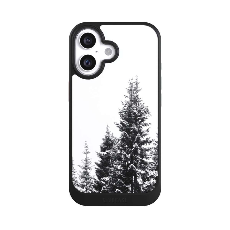 iPhone 16 NIVOcore Schneebedeckte Tannen