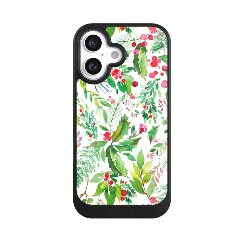 iPhone 16 NIVOcore Weihnachtlicher Palmenzweig Natur