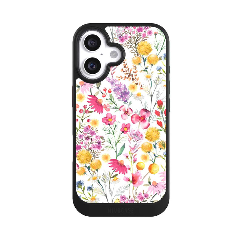 iPhone 16 NIVOcore Botanische Frühlingspflanzen