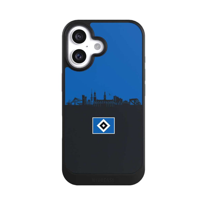 iPhone 16 NIVOcore HSV Skyline Blau Schwarz