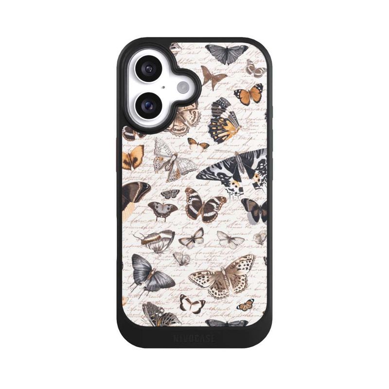 iPhone 16 NIVOcore Schmetterling Muster Boho