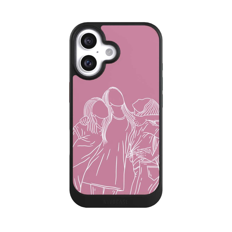 iPhone 16 NIVOcore Freundinnen Line Art