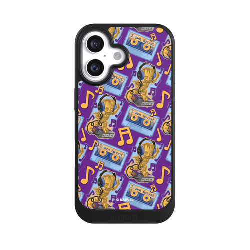 Apple iPhone 16 NIVOcore Groot Comic Headphones Guardians of the Galaxy