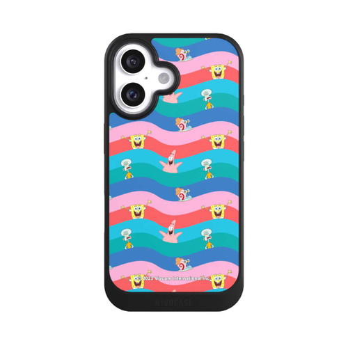 Apple iPhone 16 NIVOcore Spongebob Friends Colorful Waves
