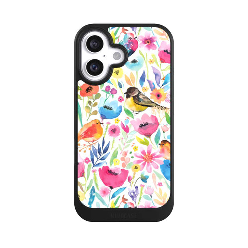 Apple iPhone 16 NIVOcore Whimsical Birds and Flowers
