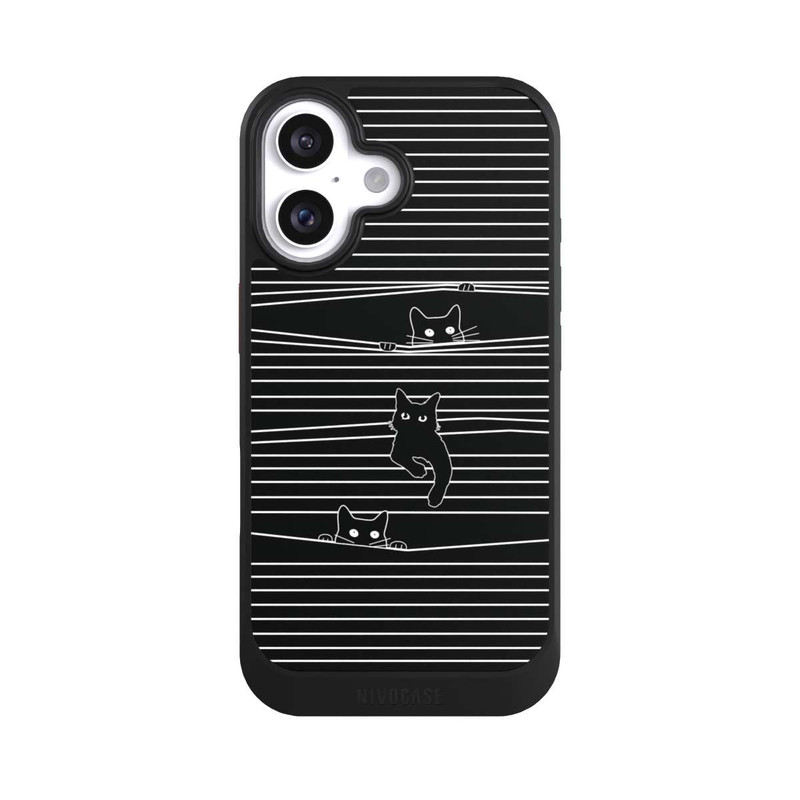 iPhone 16 NIVOcore Cats Peeping