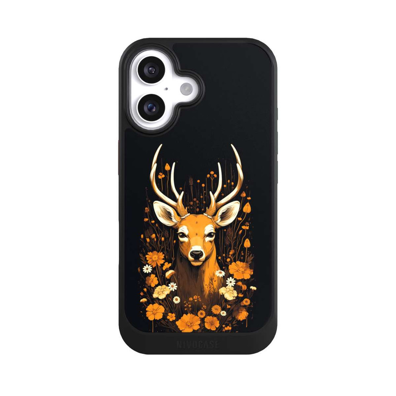 iPhone 16 NIVOcore Deer Flowers Big