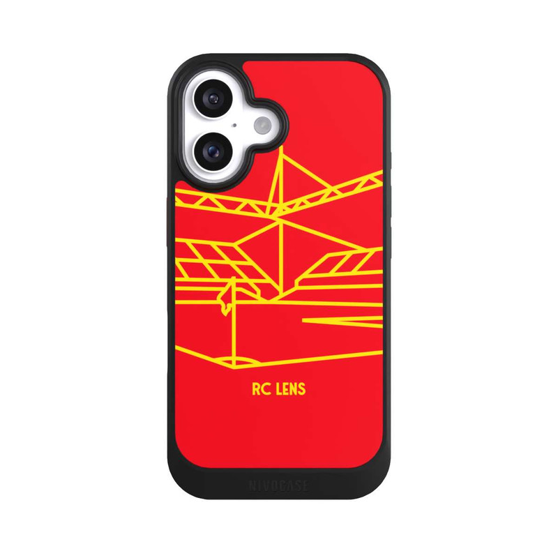 iPhone 16 NIVOcore RC Lens Line Art Stadium Groß