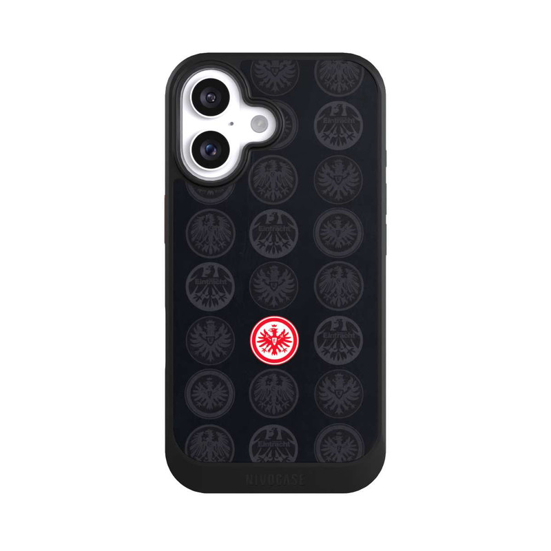 iPhone 16 NIVOcore Eintracht Frankfurt Logo Pattern