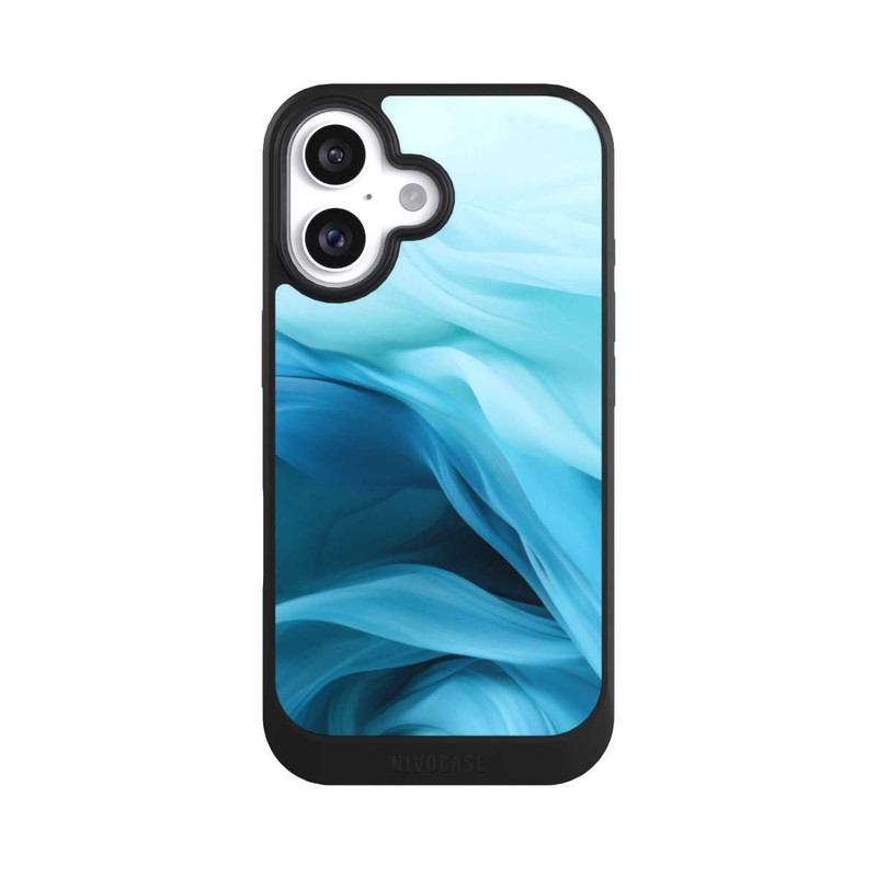 iPhone 16 NIVOcore Smooth Blue Texture