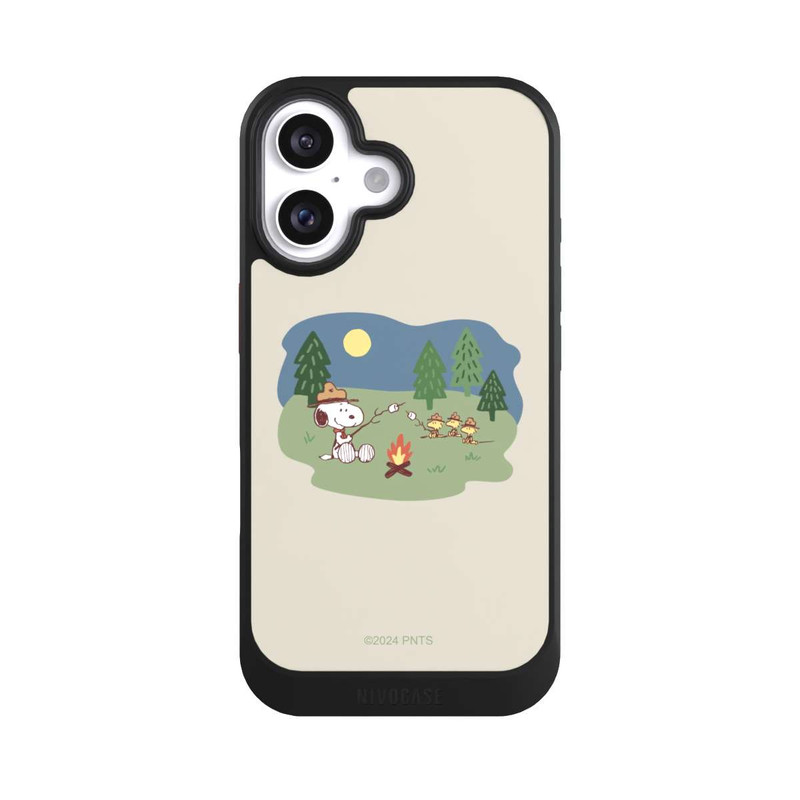 iPhone 16 NIVOcore Snoopy Lagerfeuer