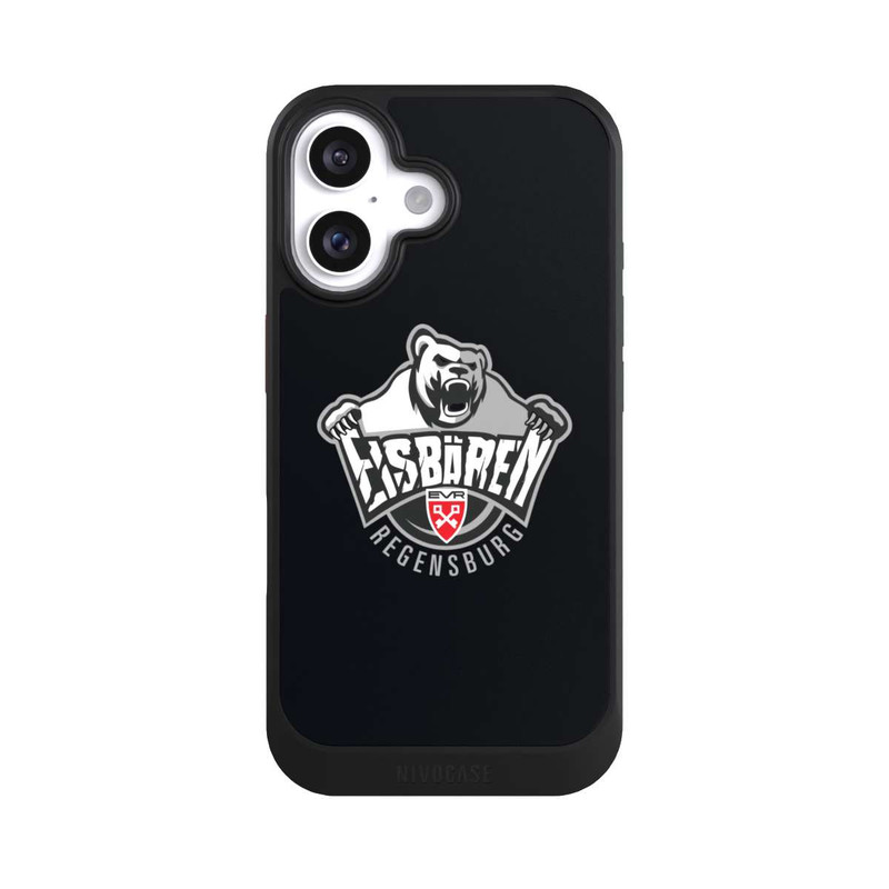 iPhone 16 NIVOcore Eisbären Logo Schwarz 
