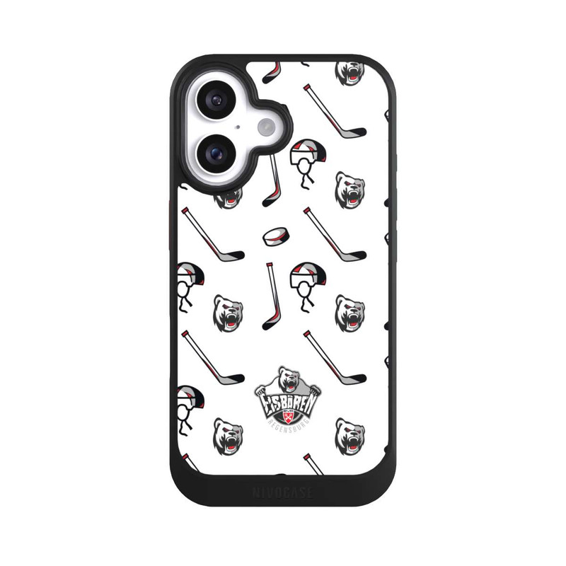 iPhone 16 NIVOcore Eisbären Logo Pattern
