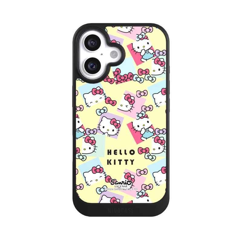 iPhone 16 NIVOcore Hello Kitty Pastellmuster