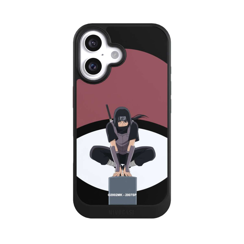 iPhone 16 NIVOcore Itachi Uchiha Symbol schwarz