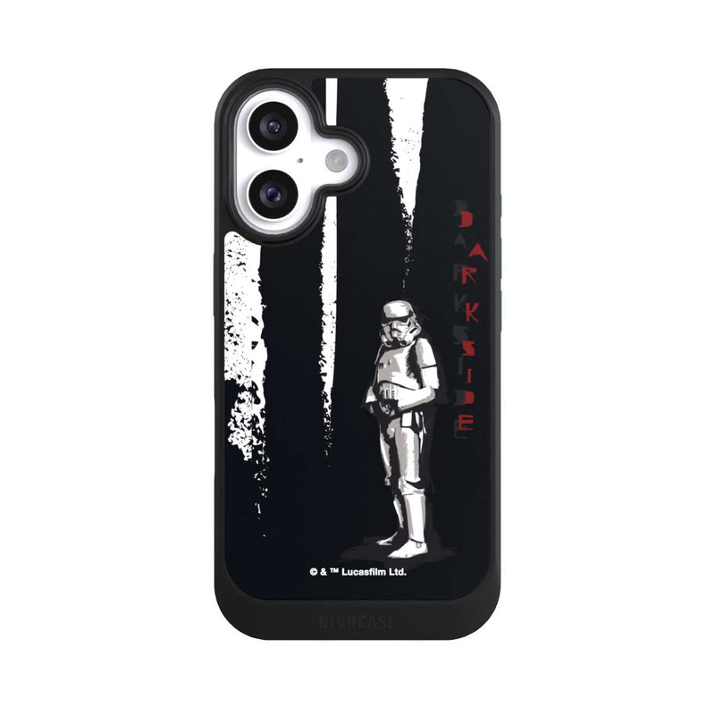 iPhone 16 NIVOcore Stormtrooper Dunkle Seite