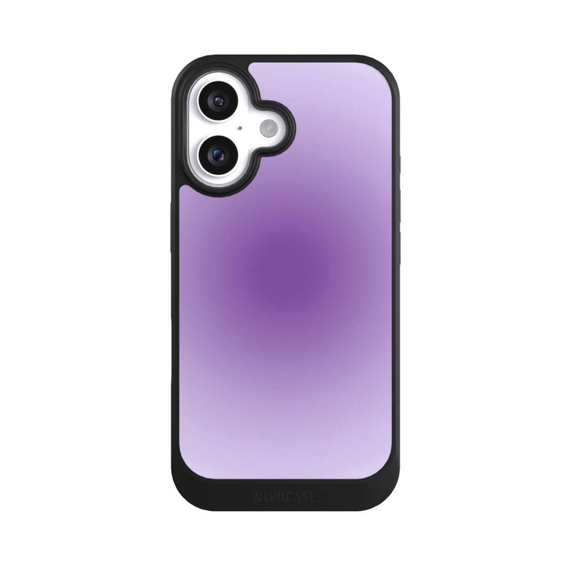 iPhone 16 NIVOcore Aura purple circle