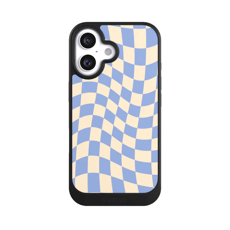 iPhone 16 NIVOcore Échiquier bleu