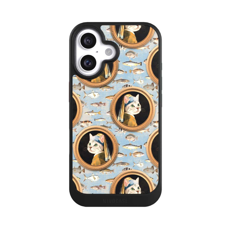 iPhone 16 NIVOcore Katzen Muster