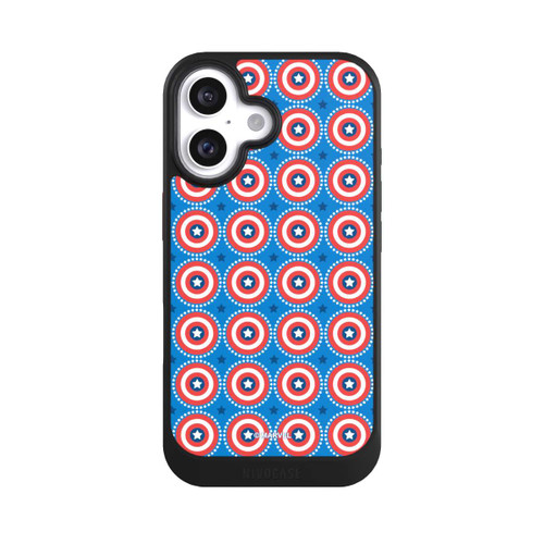 Apple iPhone 16 NIVOcore Captain American Shield Pattern