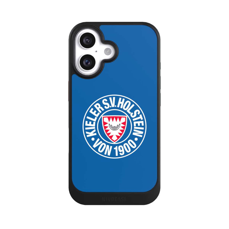 iPhone 16 NIVOcore Holstein Kiel Logo Blau
