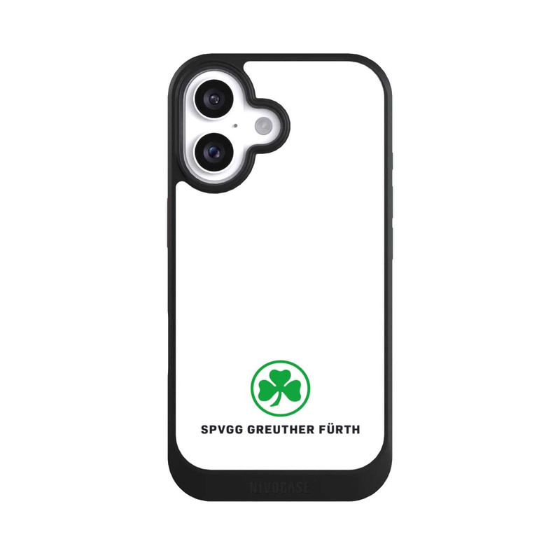 iPhone 16 NIVOcore SPVGG GREUTHER FÜRTH Logo weiß
