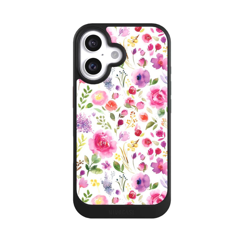 iPhone 16 NIVOcore Roses Flowers Purple