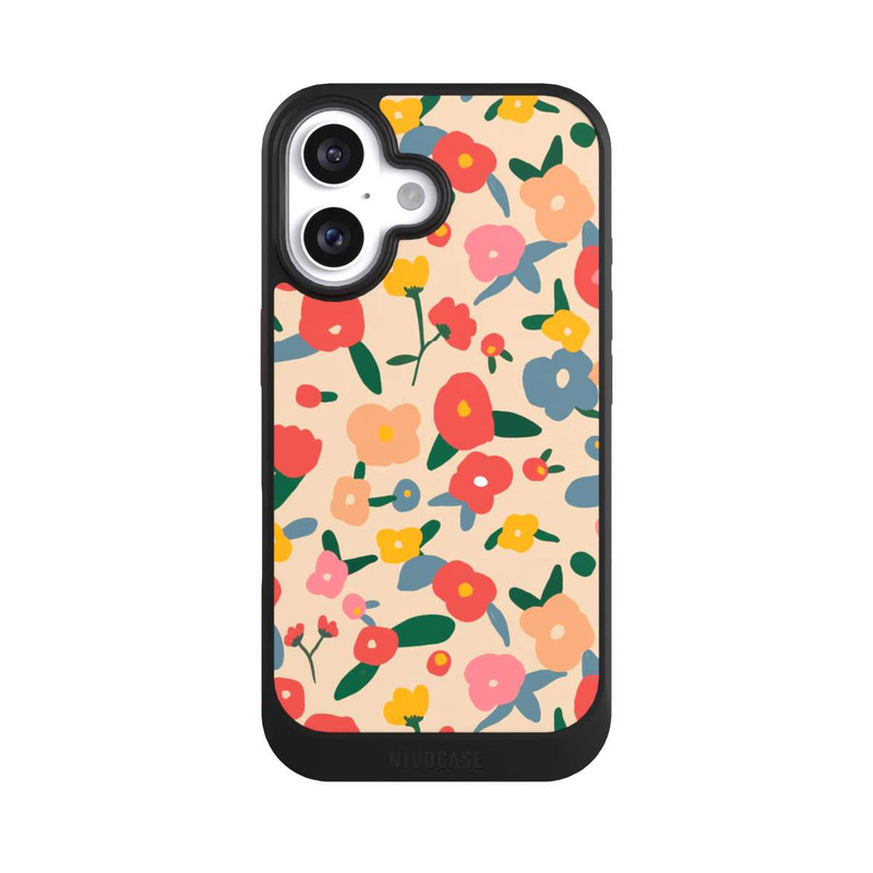 iPhone 16 NIVOcore Retro Bold Scandi Flowers