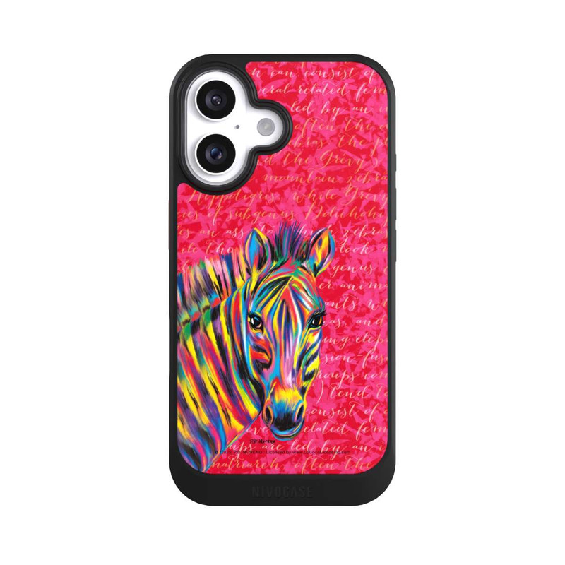 iPhone 16 NIVOcore Zèbre coloré