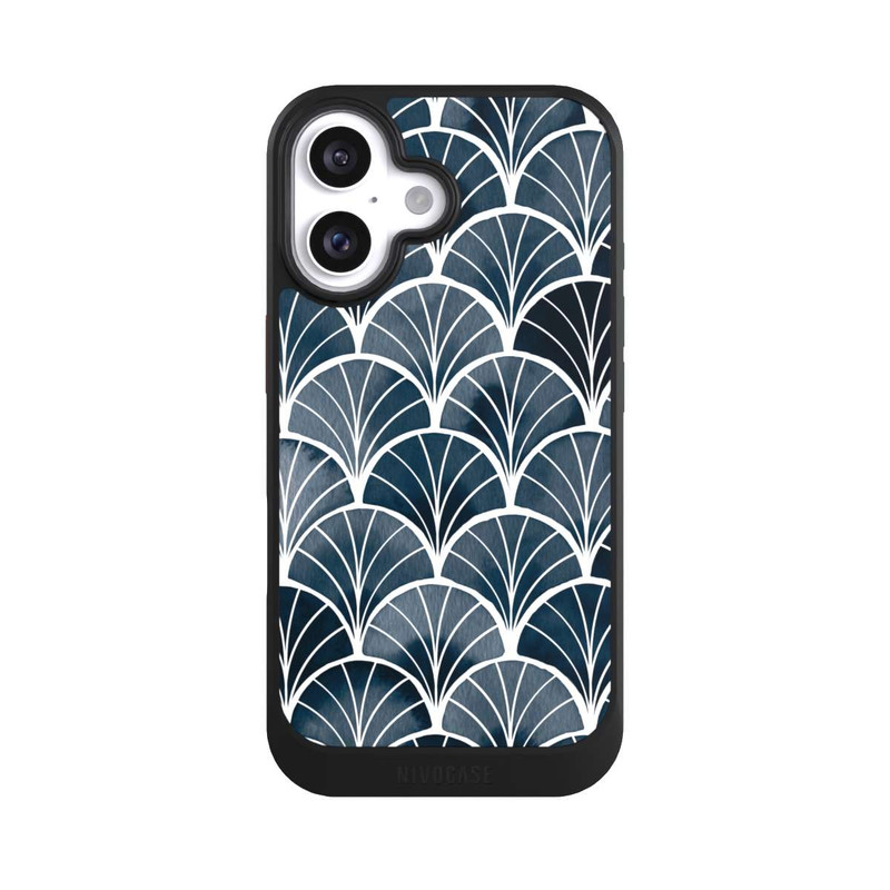 iPhone 16 NIVOcore Botanical Breeze Art Deco Grey