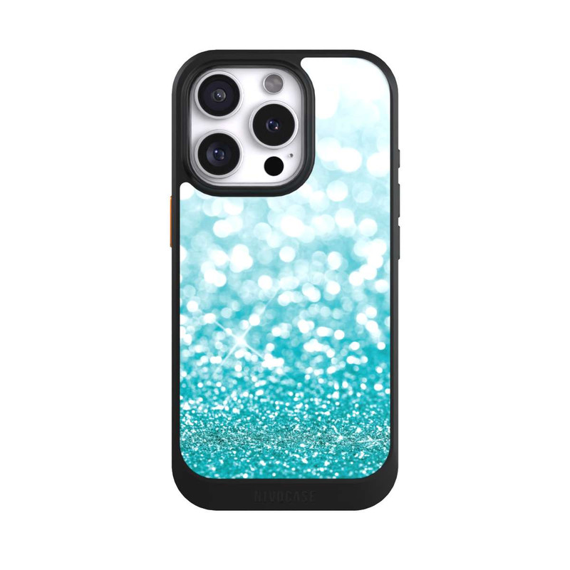 iPhone 16 Pro NIVOcore Petrol Glitter Look