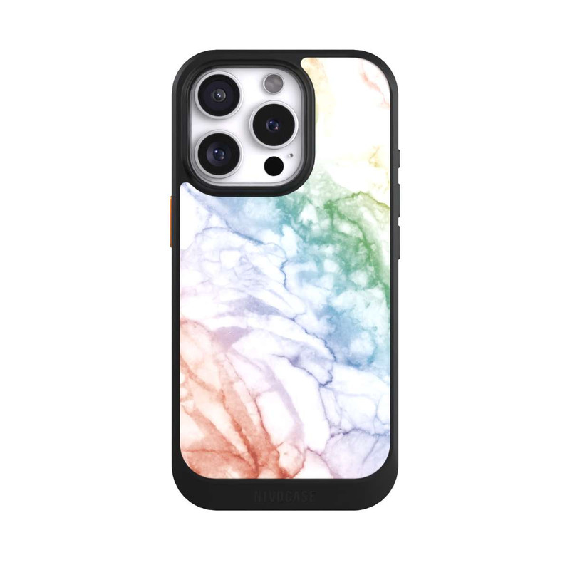iPhone 16 Pro NIVOcore Rainbow Marble