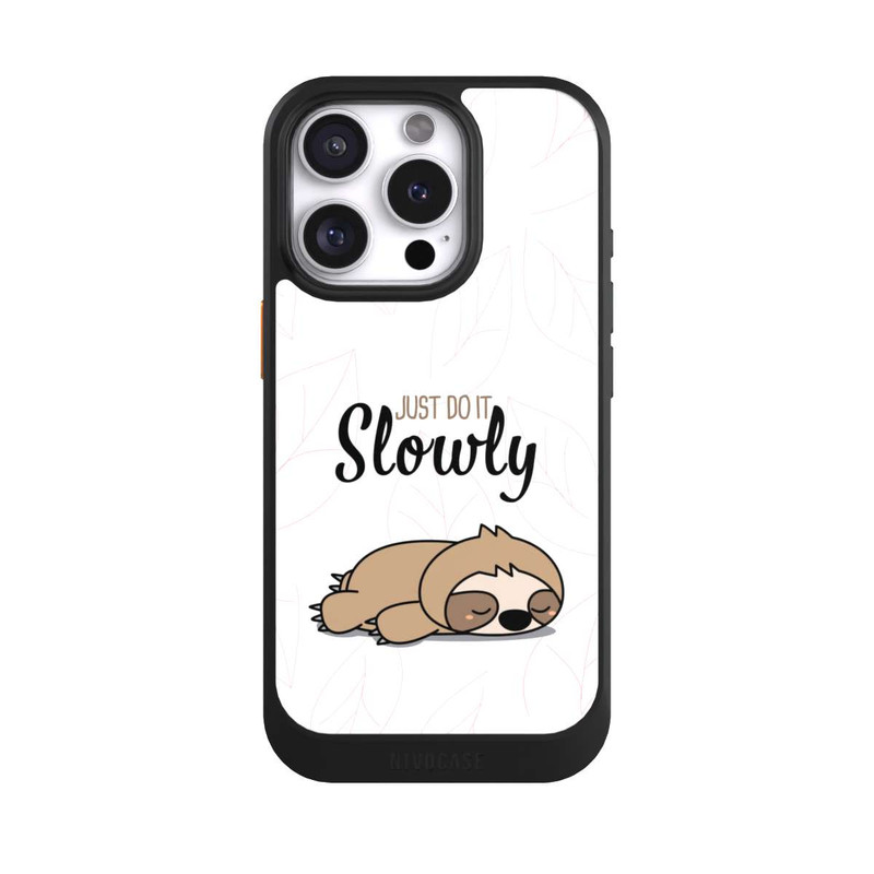 iPhone 16 Pro NIVOcore Just Do It Slowly Paresseux