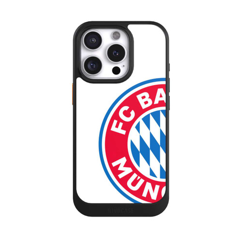 Apple iPhone 16 Pro NIVOcore Großes FCB Logo Weiß