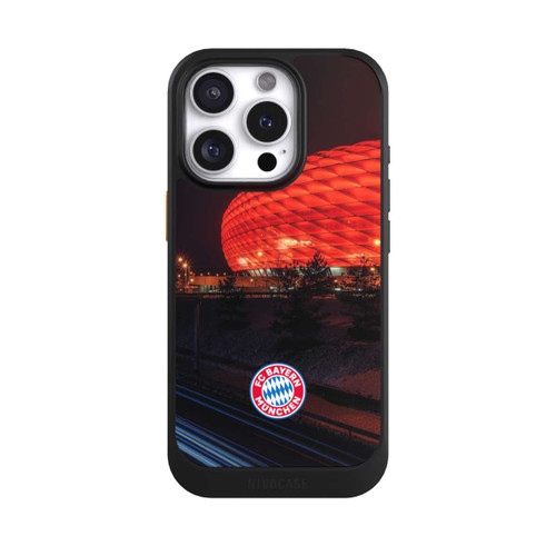 Apple iPhone 16 Pro NIVOcore Allianz Arena bei Nacht FCB