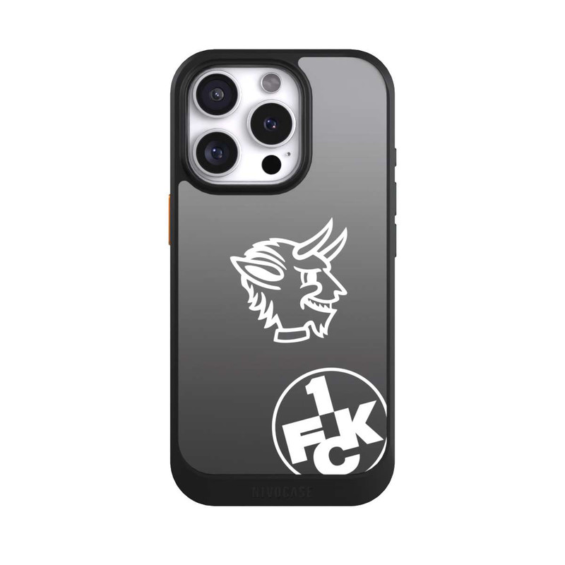 iPhone 16 Pro NIVOcore Teufelskopf FCK auf Schwarz