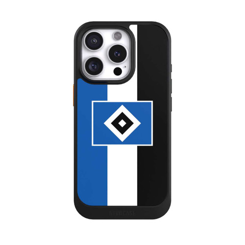 Apple iPhone 16 Pro NIVOcore HSV Streifen - Blau-Weiß-Schwarz