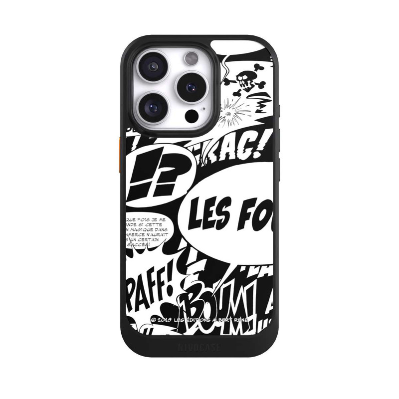 iPhone 16 Pro NIVOcore Bulles BD Astérix Noir