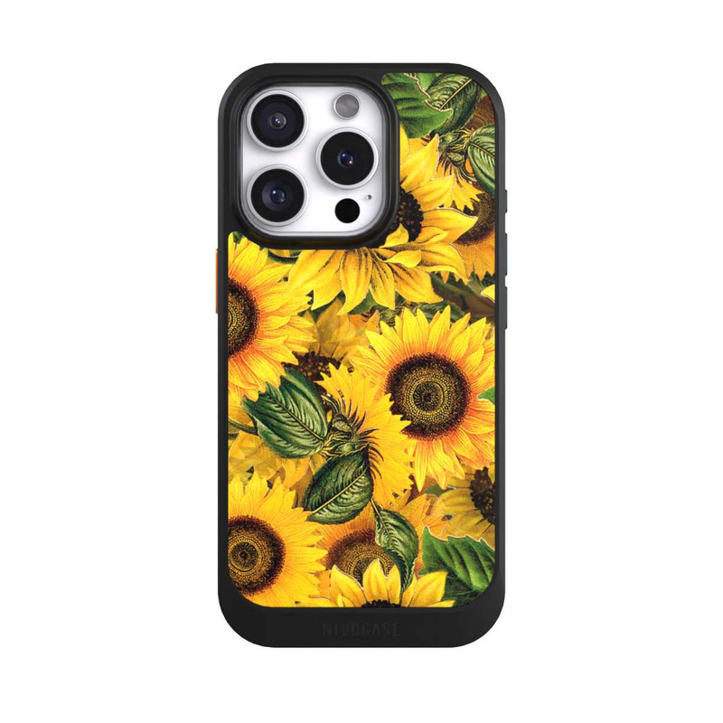 iPhone 16 Pro NIVOcore Sonnenblumenmuster