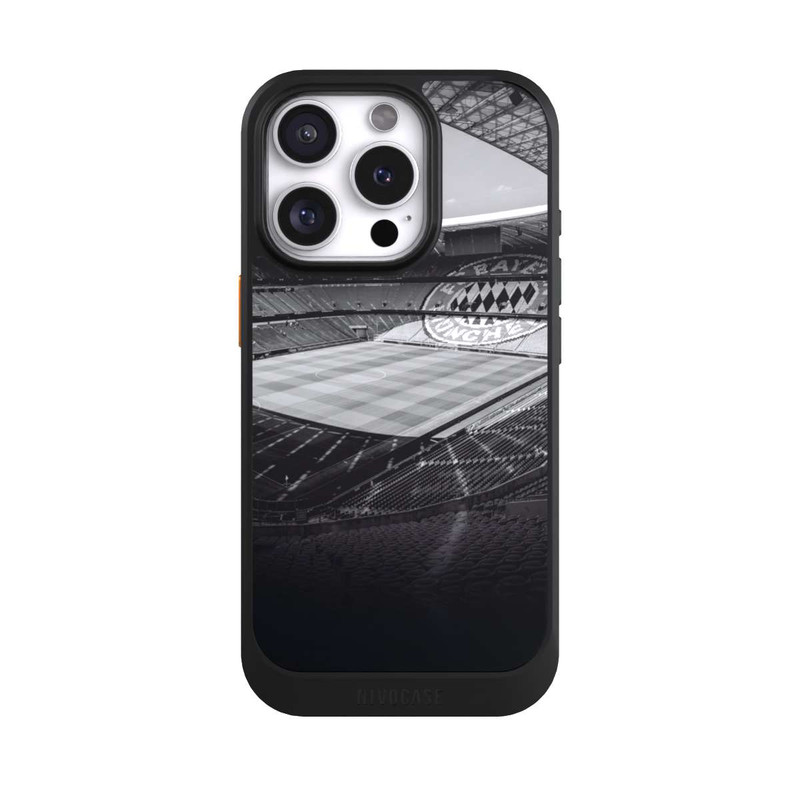 iPhone 16 Pro NIVOcore Stade FC Bayern - Noir Blanc