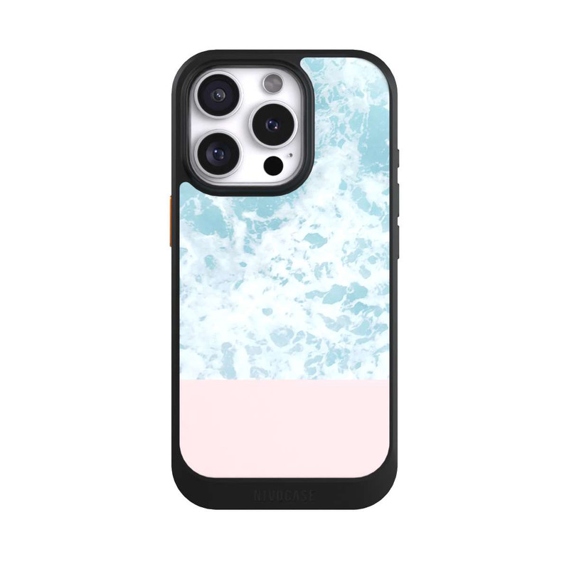 iPhone 16 Pro NIVOcore Rose sur la mer