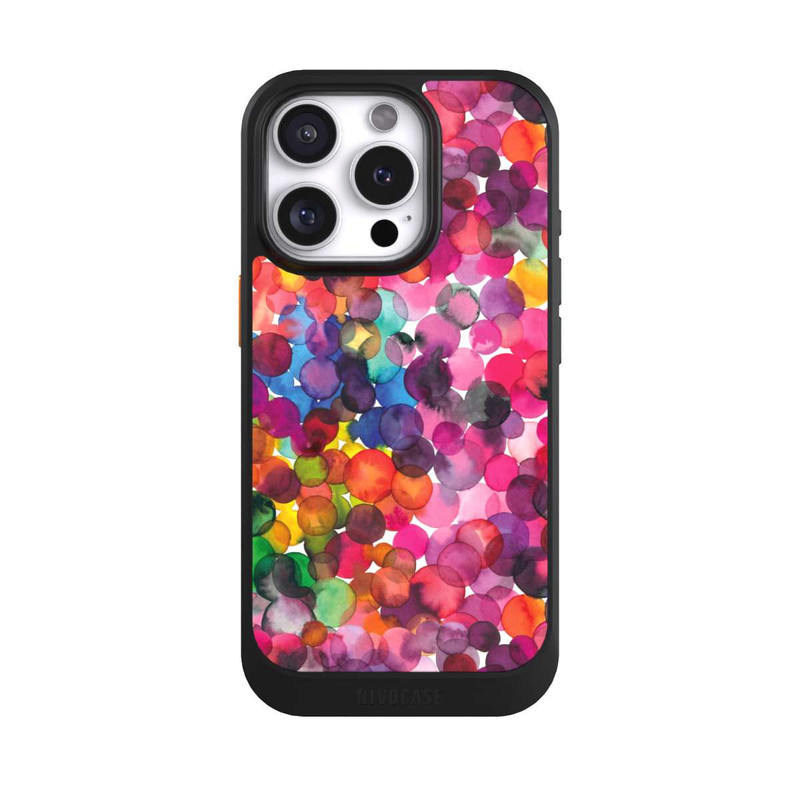 iPhone 16 Pro NIVOcore Überlappende Aquarellpunkte