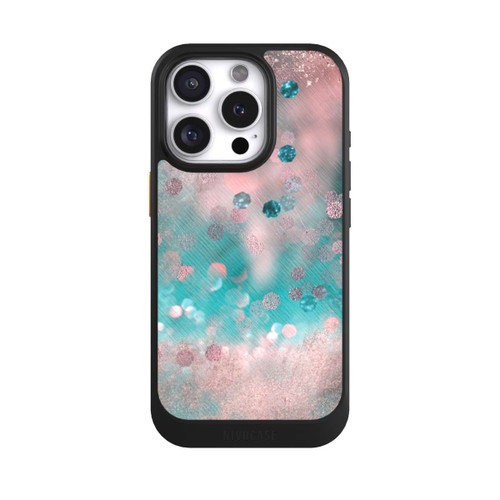 Apple iPhone 16 Pro NIVOcore Turquoise Glamour Glitter Look